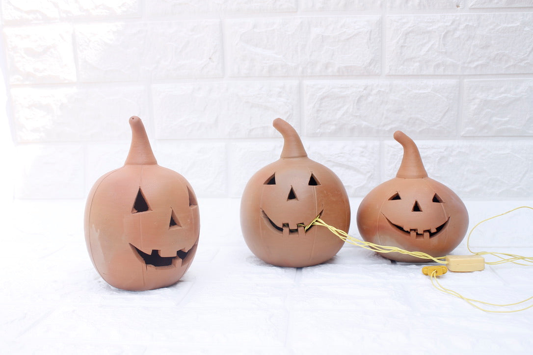 Jack'o Lantern Terracotta Decoration
