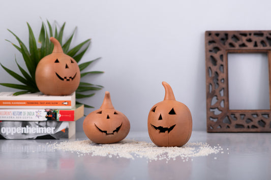 Jack'o Lantern Terracotta Decoration