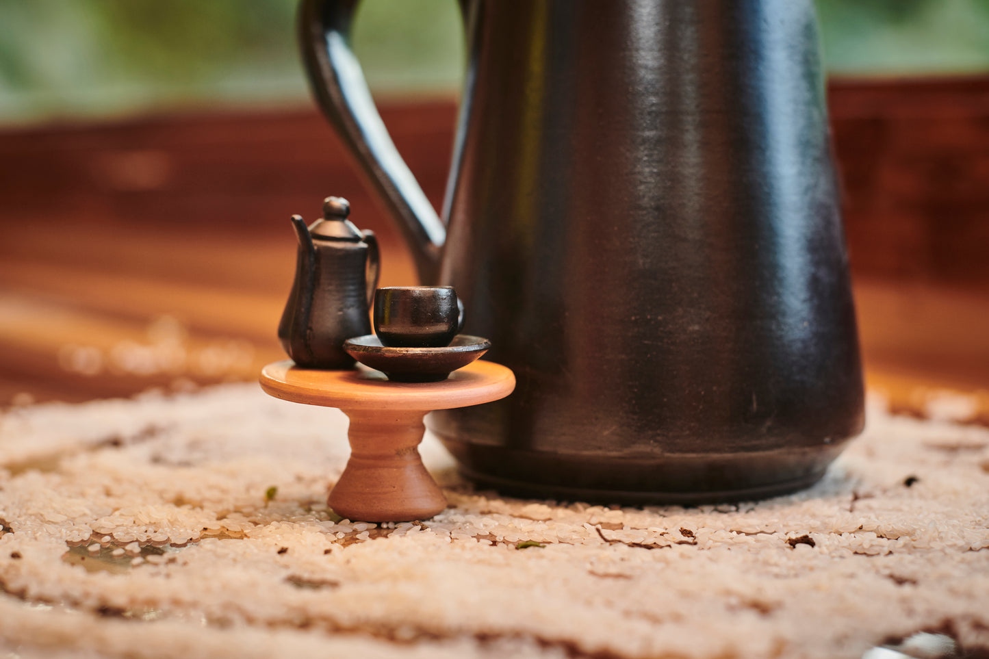 Miniature Terracotta Tea Set