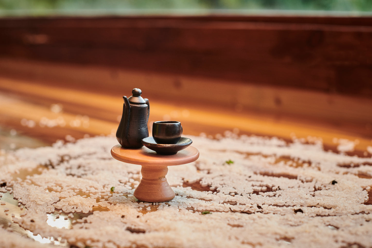 Miniature Terracotta Tea Set