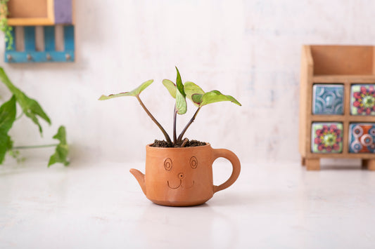 Meep Handle Terracotta Mug